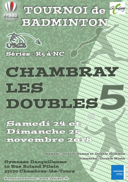 Tournoi Chambray-Lès-Tours 2018